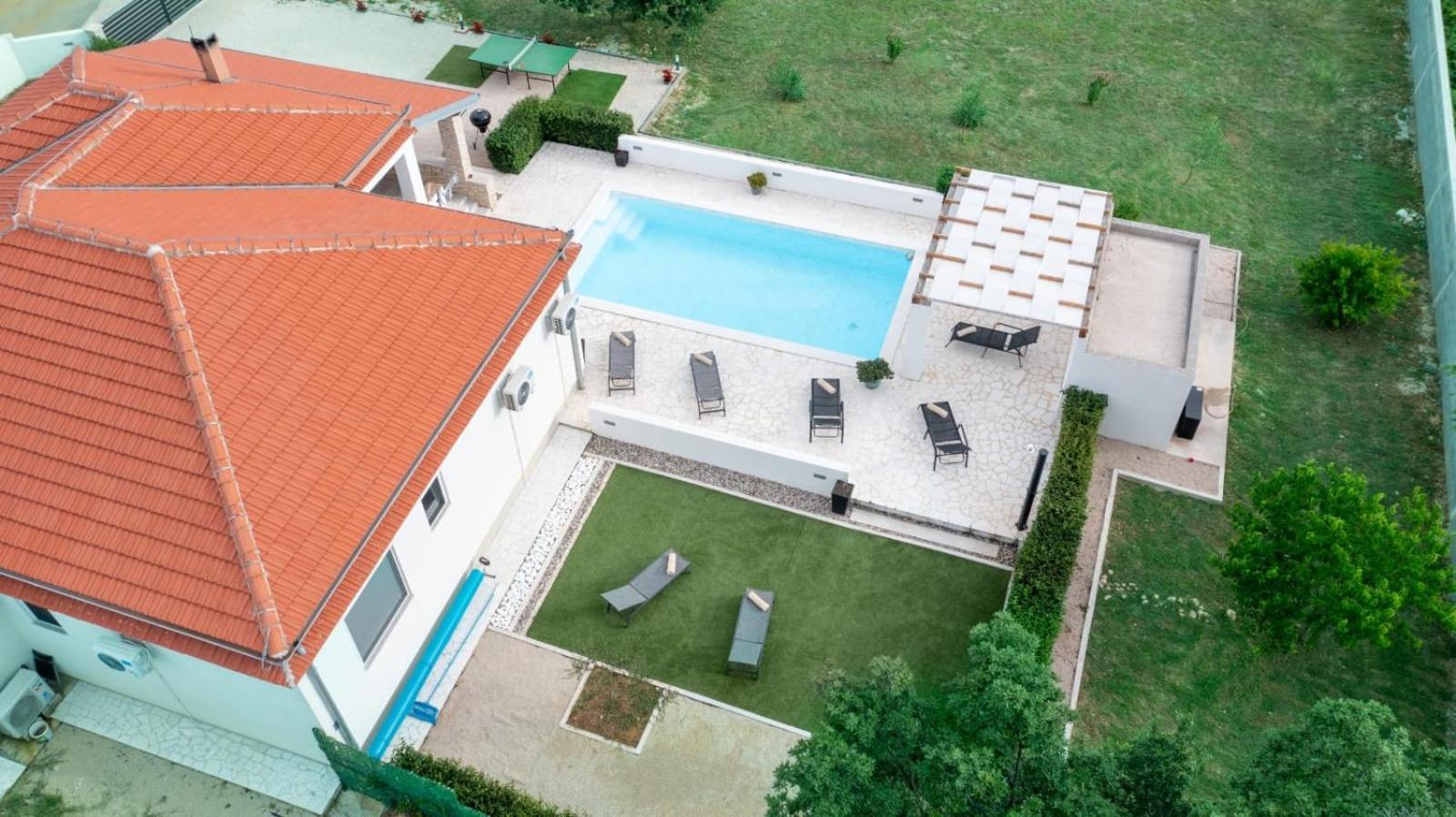 Holidayhouse Alirio With Heated Pool. Vrsi Εξωτερικό φωτογραφία